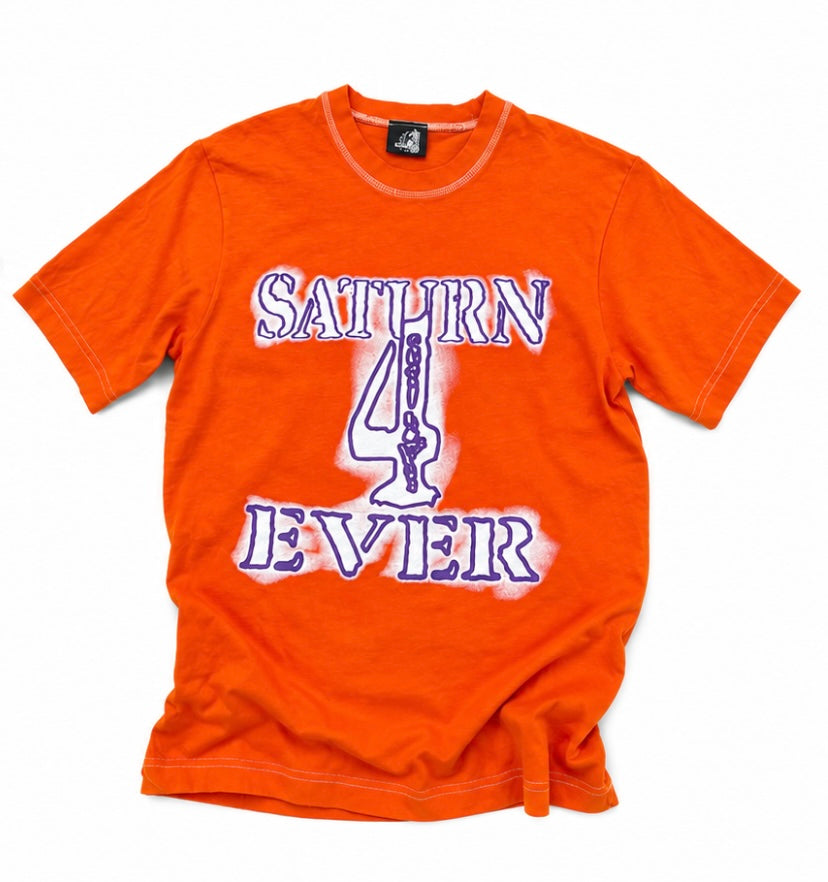 TEE SATURN 4 EVER ORANGE TAPE TOUR
