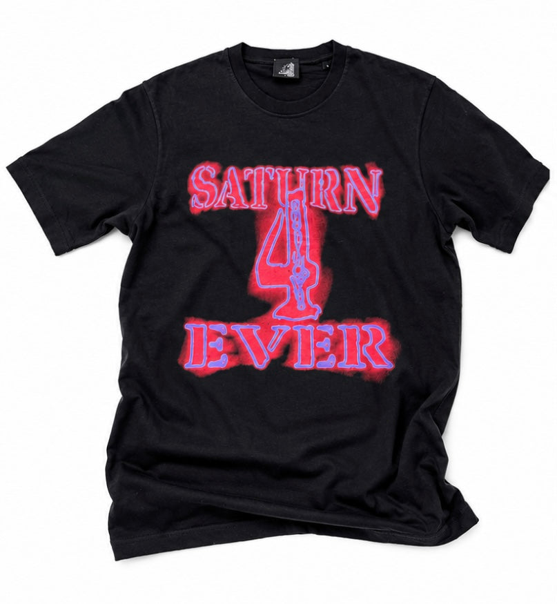 TEE SATURN 4 EVER NOIR TAPE TOUR