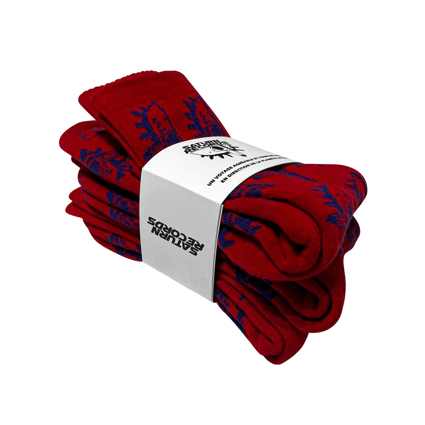 CHAUSSETTES ROUGES MONOGRAMME