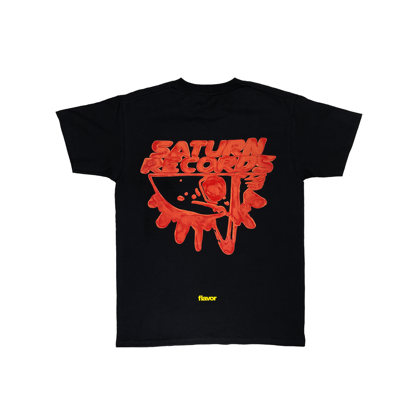TEE SHIRT SATURN FLAVOR NOIR