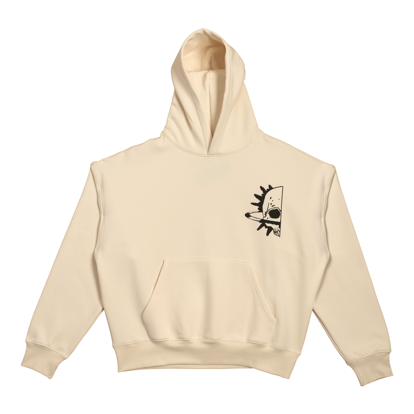 HOODIE SATURN 4 EVER BEIGE