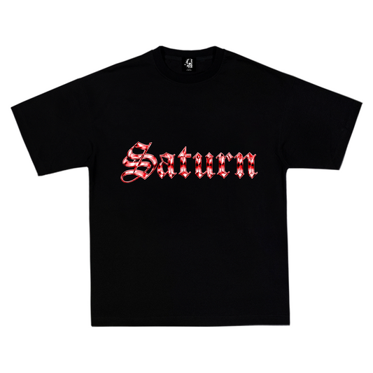 SATURN OLD GOTHIC BLACK-RED