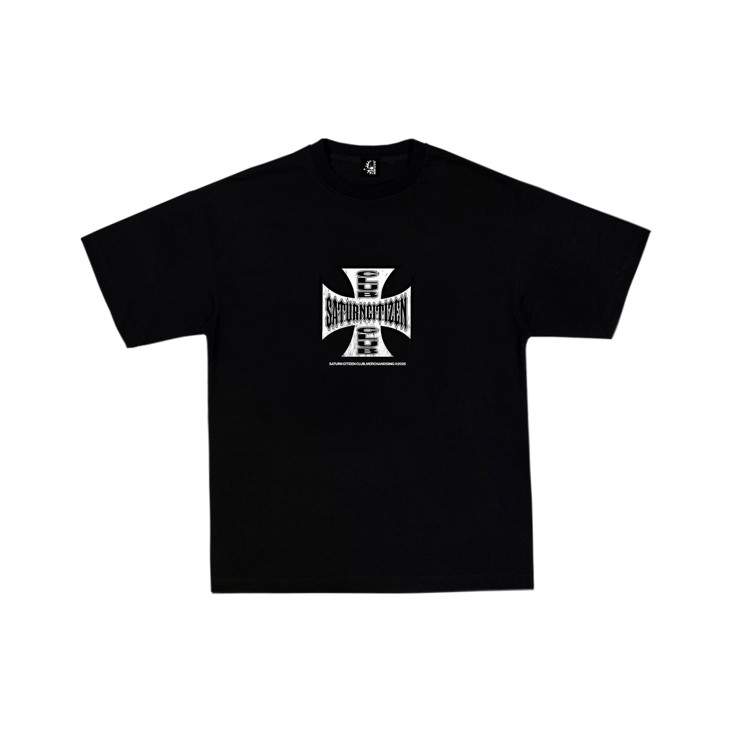 CROSS TEE NOIR