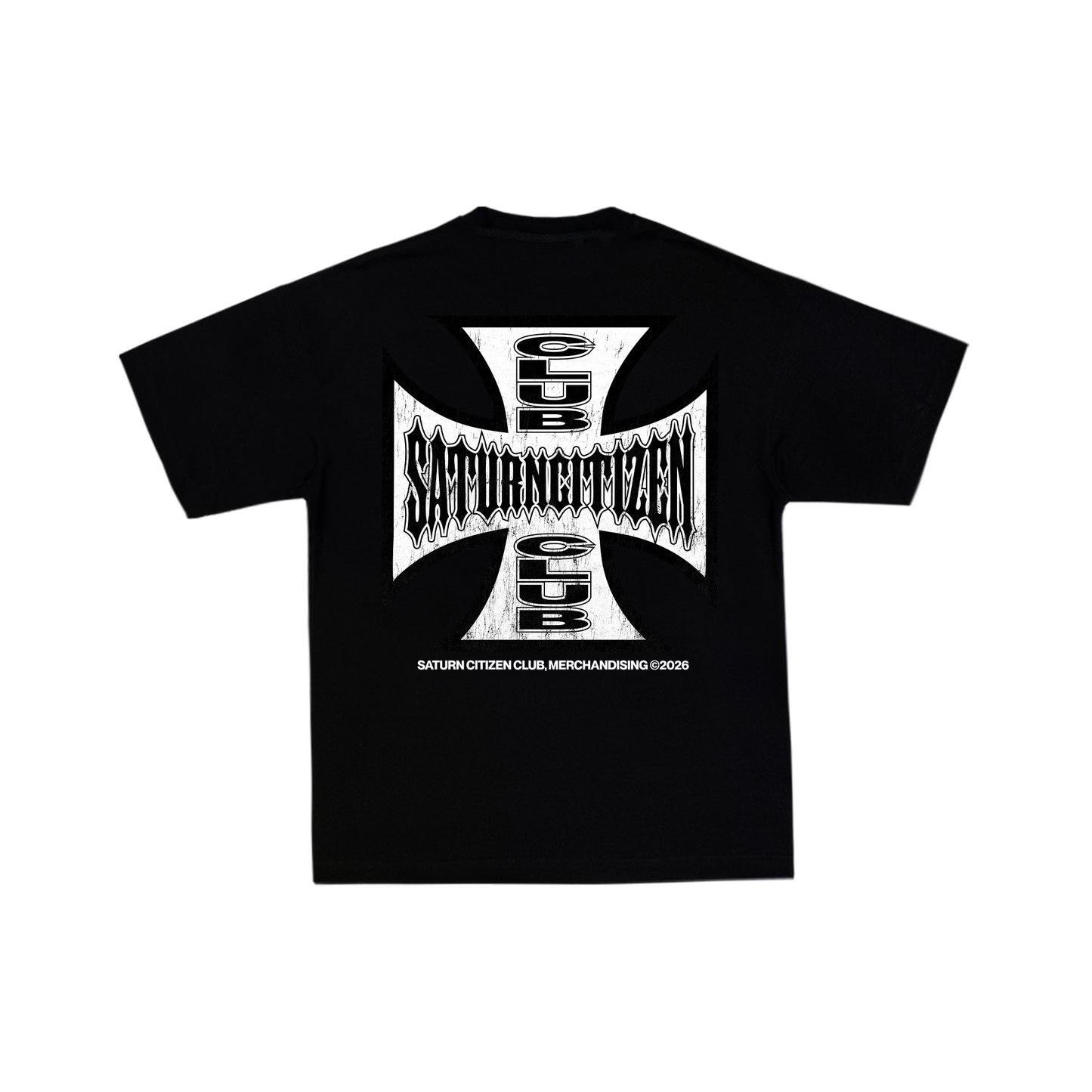 CROSS TEE NOIR