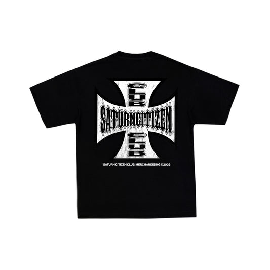 CROSS TEE NOIR