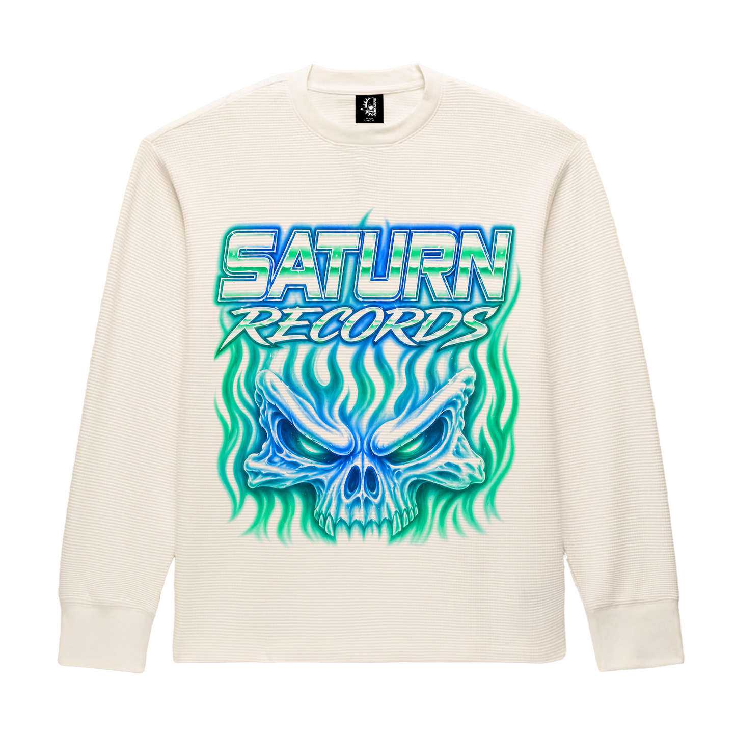 SATURN INFERNO BLUE GREEN THERMAL LONG SLEEVES