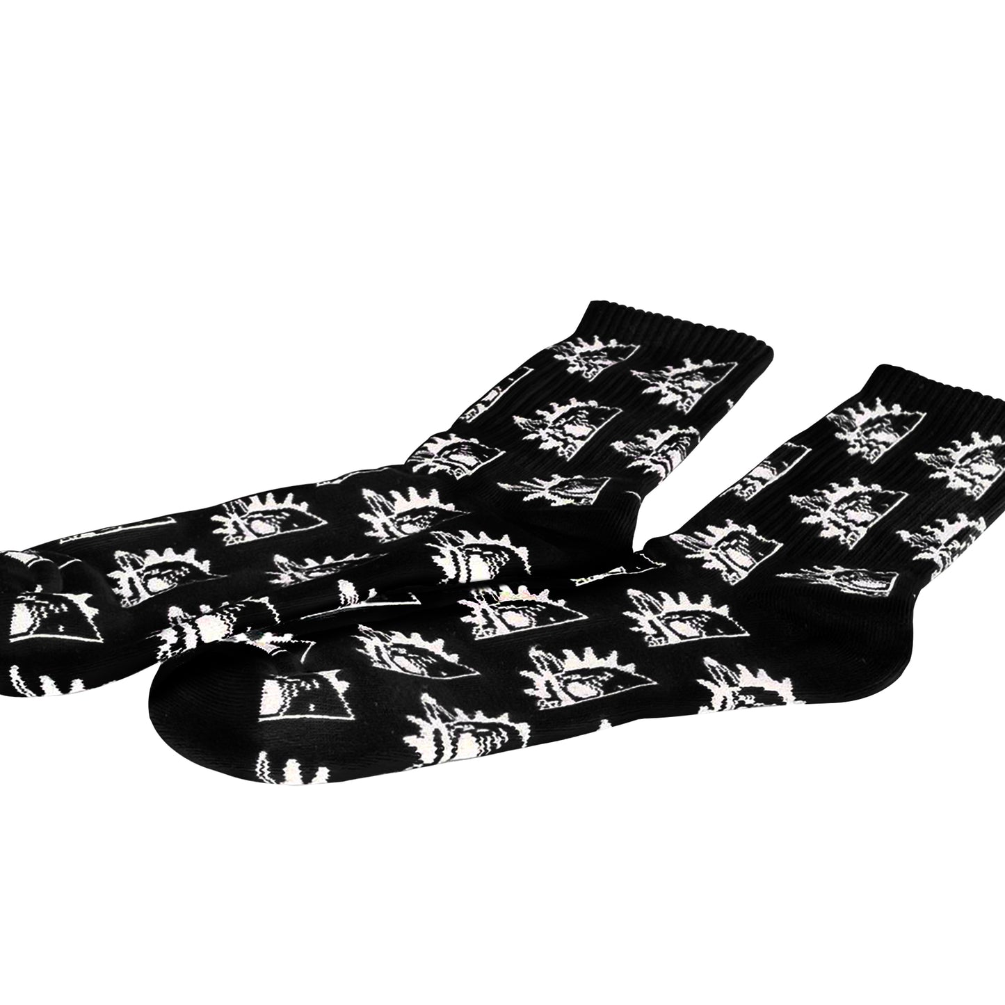 CHAUSSETTES NOIR MONOGRAMME
