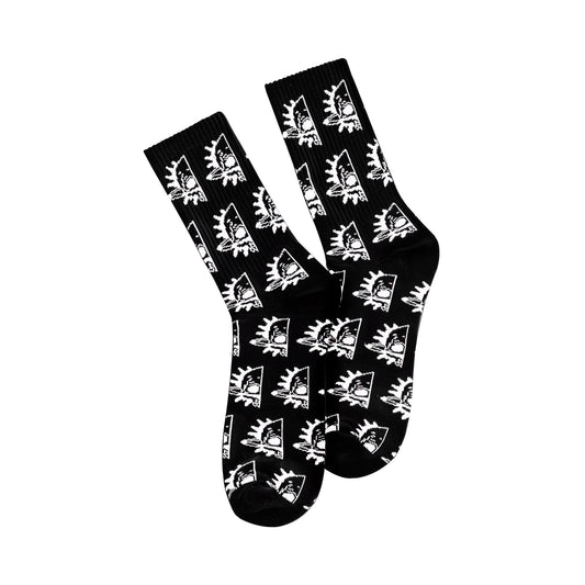 CHAUSSETTES NOIR MONOGRAMME