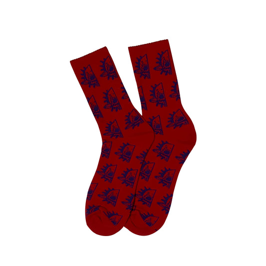 CHAUSSETTES ROUGES MONOGRAMME