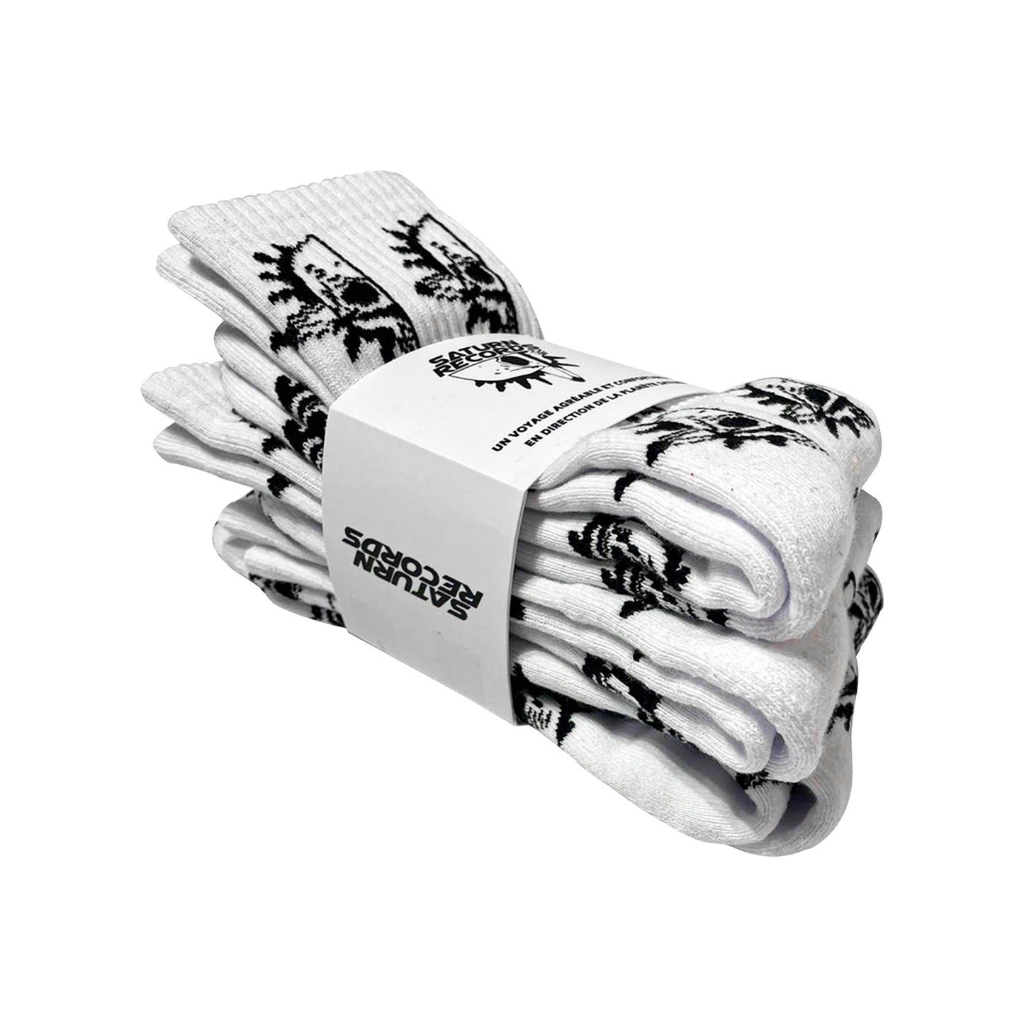 CHAUSSETTES BLANCHES MONOGRAMME